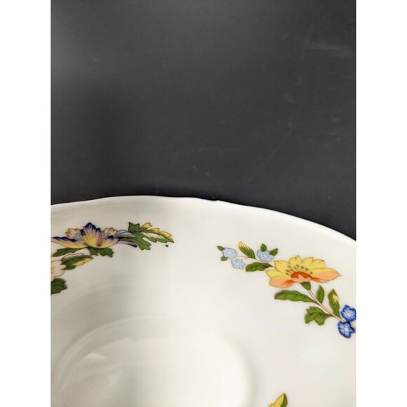 Aynsley Cottage Garden Bone China Egg Shaped Bowl Trinket Dish Floral Design - Picture 8 of 16